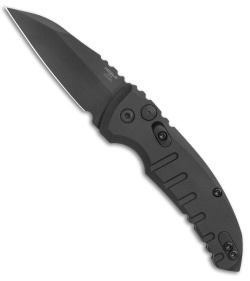 Hogue Knives A01 Microswitch Wharncliffe Automatic Knife Black (2.6" Black) 