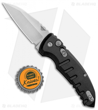 Hogue Knives A01 Microswitch Wharncliffe Automatic Knife Black (2.6" SW) 24100