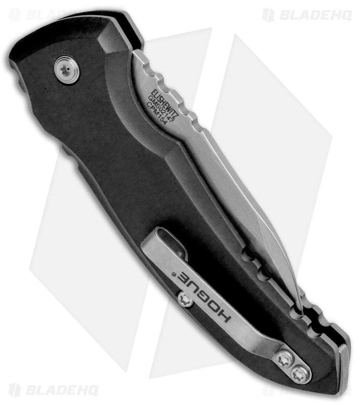 Hogue Knives A01 Microswitch Wharncliffe Automatic Knife Black (2.6" SW) 24100