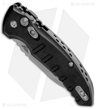 Hogue Knives A01 Microswitch Wharncliffe Automatic Knife Black (2.6" SW) 24100