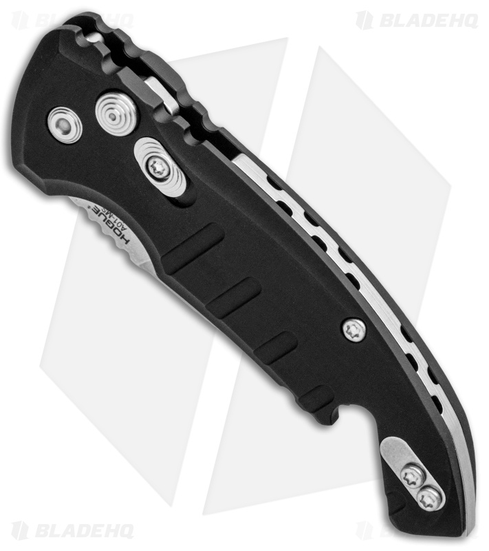 Hogue Knives CA Legal A01 Microswitch Automatic Knife Black (1.8" Stonewash)