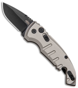 Hogue Knives CA Legal A01 Microswitch Automatic Knife FDE (1.8" Black)