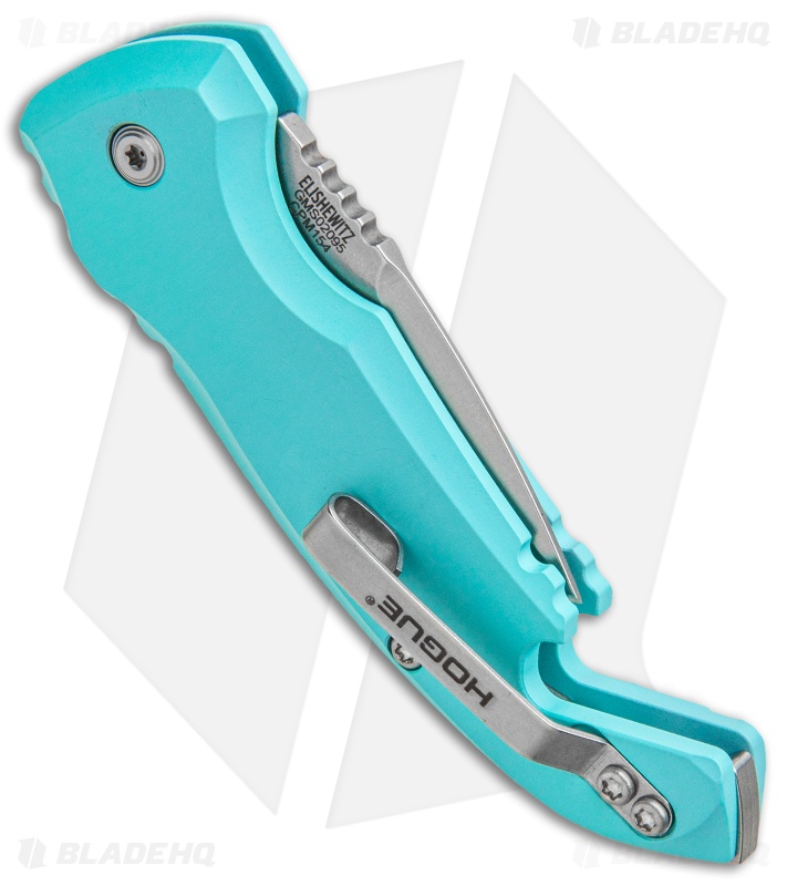 Hogue Knives CA Legal A01 Microswitch Automatic Knife Teal (1.8" Stonewash)
