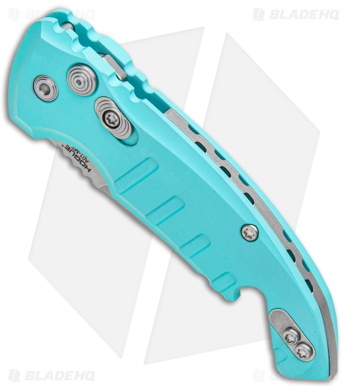 Hogue Knives CA Legal A01 Microswitch Automatic Knife Teal (1.8" Stonewash)