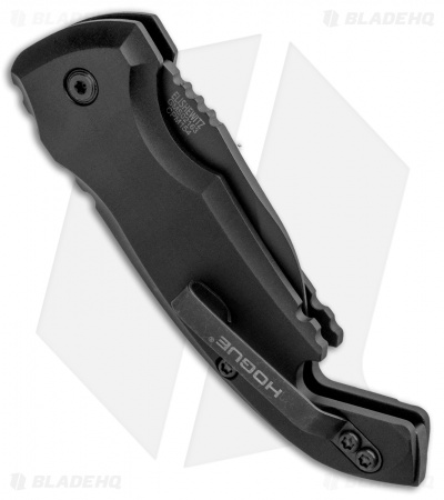 Hogue Knives CA Legal A01 Microswitch Wharncliffe Automatic Knife (1.8" Black)