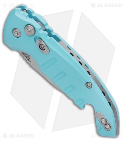 Hogue Knives CA Legal A01 Microswitch Wharncliffe Automatic Knife Aqua (1.8" SW)
