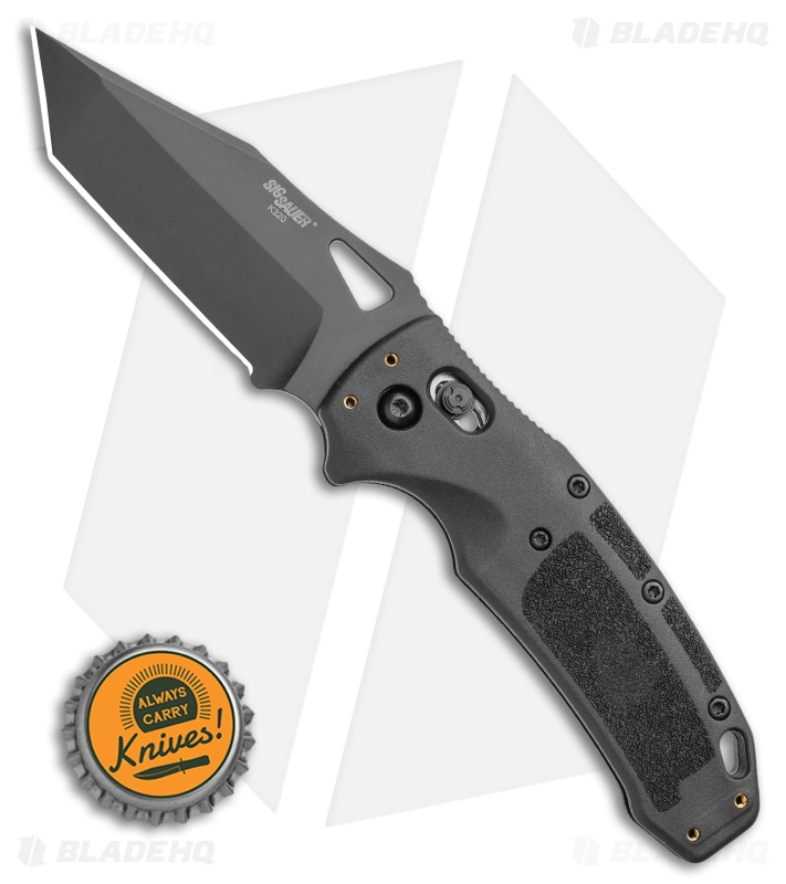 Hogue Sig K320 Tanto ABLE Lock Folding Knife | Black Polymer