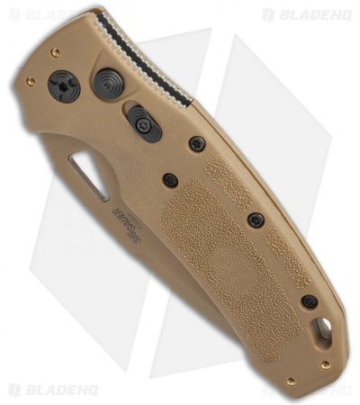 Hogue SIG K320A Automatic Knife Coyote Polymer Drop Point (3.5" Tan  Serr)