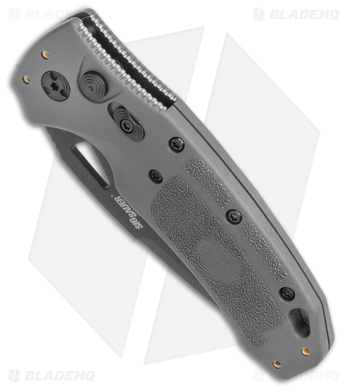 Hogue Sig K320A Tactical Automatic Knife Grey Polymer DP (3.5 Black)