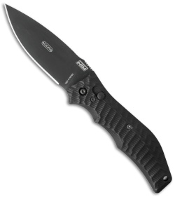 HTM Gun Hammer Torpedo Automatic Knife (3.5" Black)