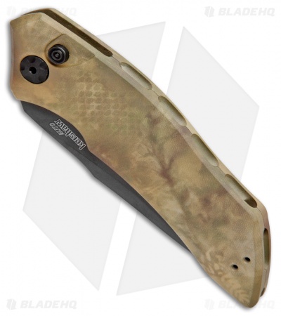 Kershaw BHQ Exclusive Launch 1 Automatic Knife Camo (3.4" Black) BHQ Exclusive