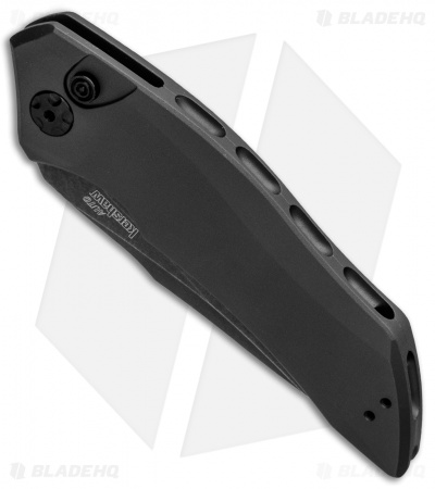 Kershaw Launch 1 Automatic Knife Gray Aluminum (3.4" Blackwash) 7100GRYBW