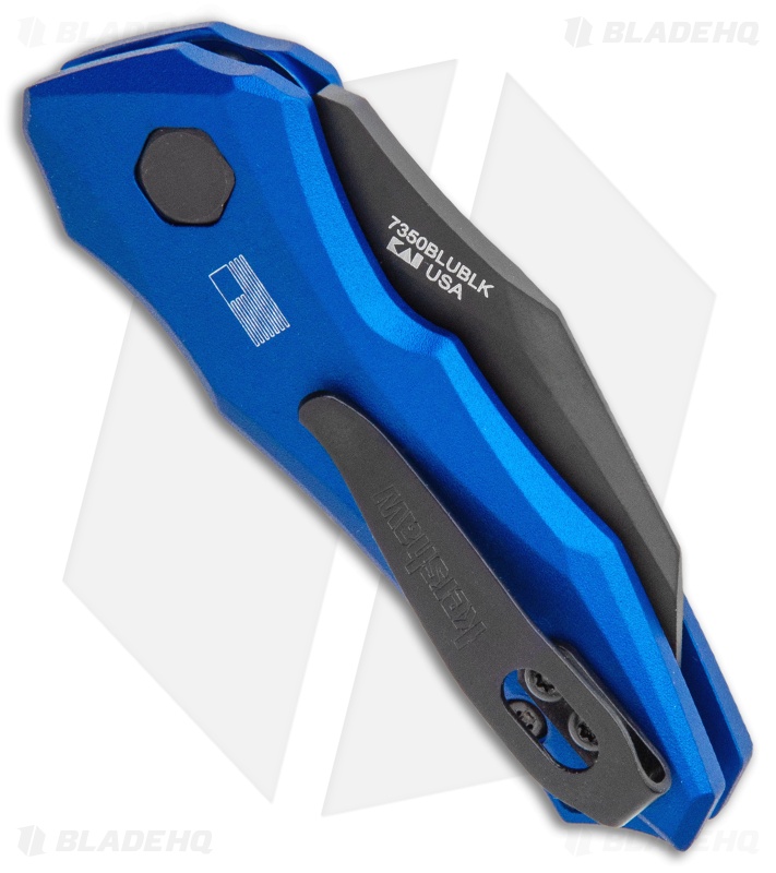 Kershaw Launch 10 Automatic Knife Blue (1.9" Stonewash) 7350BLUBLK
