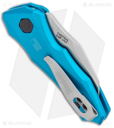 Kershaw Launch 10 Automatic Knife Teal (1.9" Stonewash) 7350