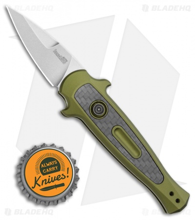 Kershaw Launch 12CA Legal Stiletto Automatic Knife OD Green (1.9" SW)
