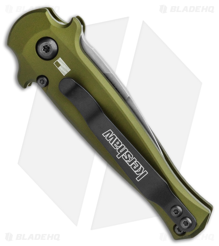 Kershaw Launch 12CA Legal Stiletto Automatic Knife OD Green (1.9" SW)