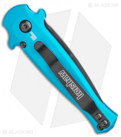 Kershaw Launch 12 Mini Stiletto Automatic Knife Teal (2.5" Black)