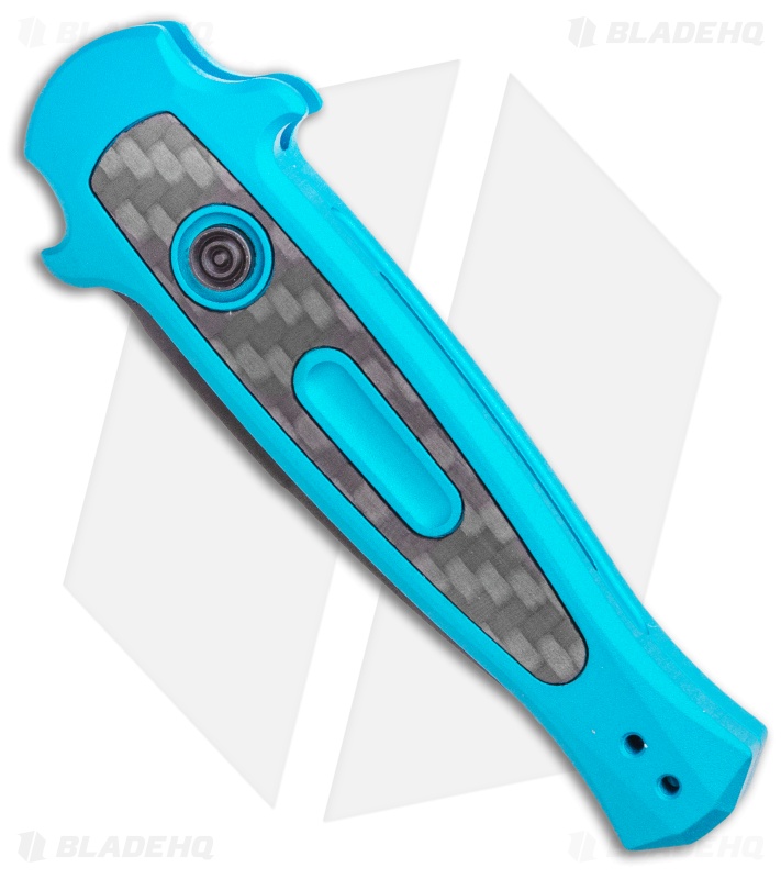 Kershaw Launch 12 Mini Stiletto Automatic Knife Teal (2.5" Black)
