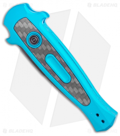 Kershaw Launch 12 Mini Stiletto Automatic Knife Teal (2.5" Black)