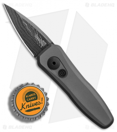 Kershaw Launch 4 CA Legal Automatic Knife Gray (1.9" Damascus) BHQ Exclusive
