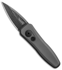 Kershaw Launch 4 CA Legal Automatic Knife Gray (1.9" Damascus) BHQ Exclusive