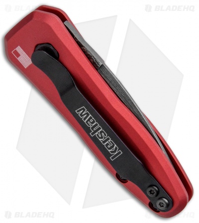 Kershaw Launch 4 CA Legal Automatic Knife Red (1.9" Damascus)