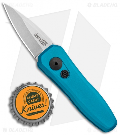 Kershaw Launch 4 CA Legal Automatic Knife Teal (1.9" Stonewash) 
