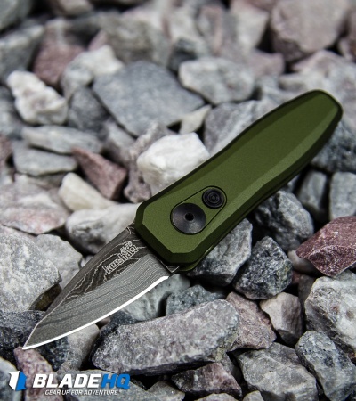 Kershaw Launch 4 CA Legal Automatic Knife OD Green (1.9" Damascus) BHQ Exclusive