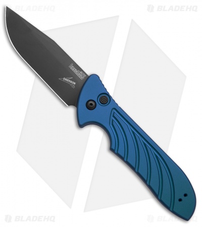 Kershaw Emerson Launch 5 Automatic Knife Blue Aluminum (3.4" Black) 7600BLUBLK