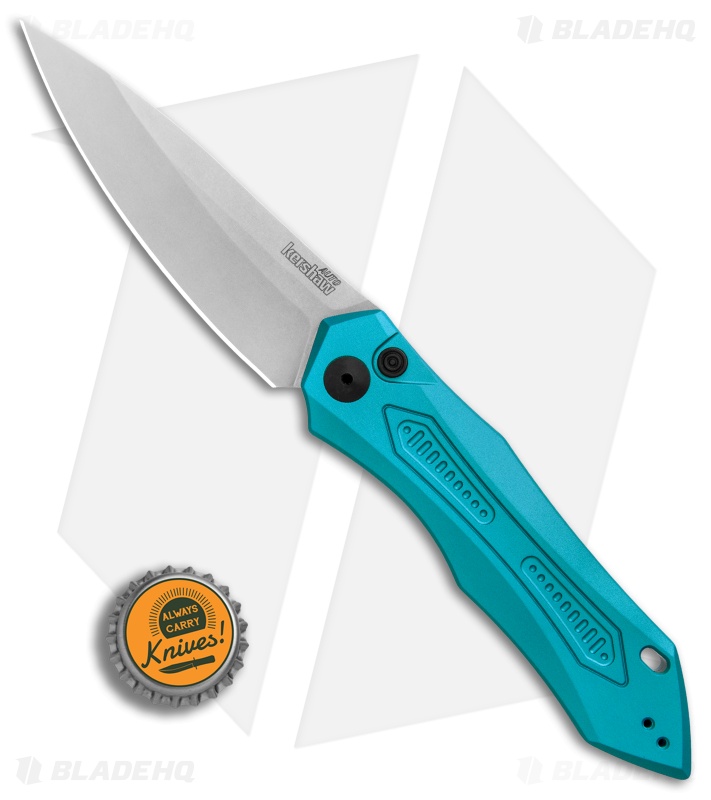 Kershaw Launch 6 | Automatic Knife | Teal/Stonewash
