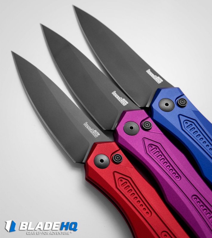 Kershaw Launch 6 Automatic Knife Blue Aluminum (3.75" Black) 7800BLUBLK