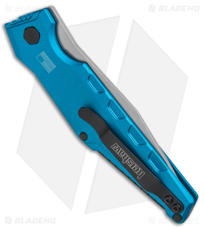 Kershaw Galyean Launch 7 Automatic Knife Teal (3.75" Stonewash) 7900TEALSW