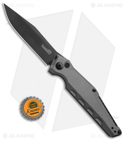 Kershaw Galyean Launch 7 Automatic Knife Gray (3.75" Black) 7900GRYBLK