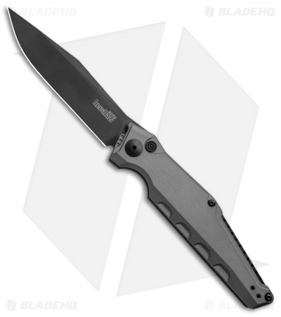 Kershaw Galyean Launch 7 Automatic Knife Gray (3.75" Black) 7900GRYBLK