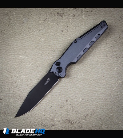 Kershaw Galyean Launch 7 Automatic Knife Gray (3.75" Black) 7900GRYBLK