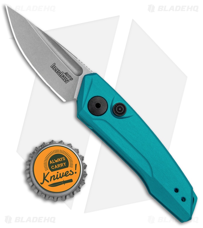 Kershaw Launch 9 Automatic Knife Teal Blade HQ