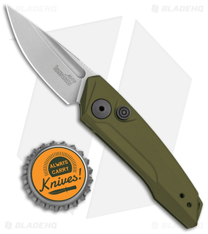 Kershaw Launch 9 Automatic Knife OD Green (1.8" Working Finish) 7250OLSW