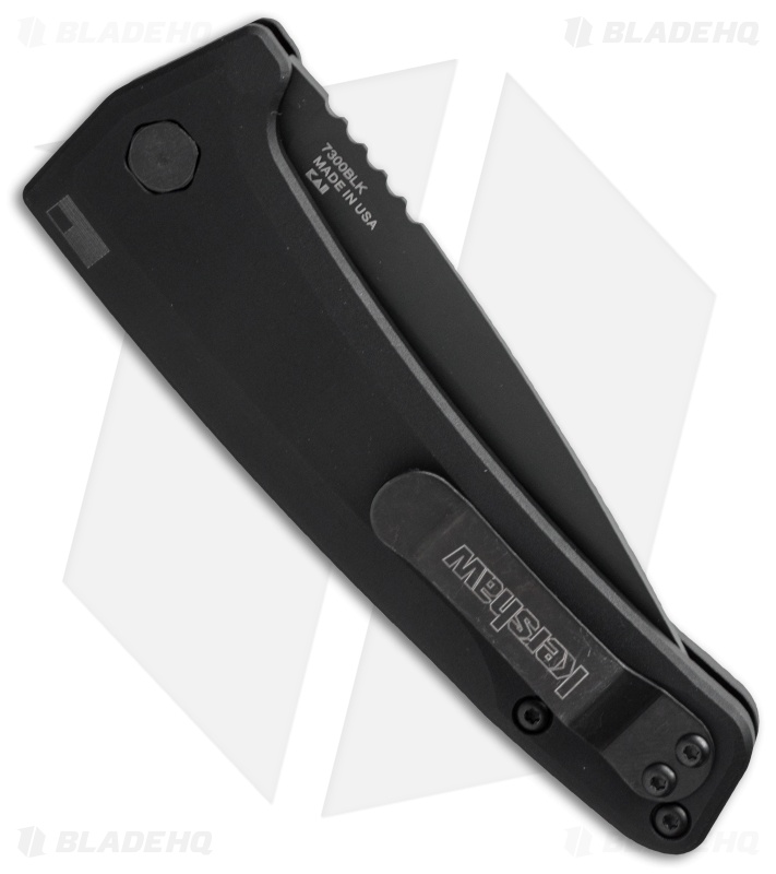 Kershaw Launch 3 Automatic Knife Black Aluminum (3.4" Black) 7300BLK