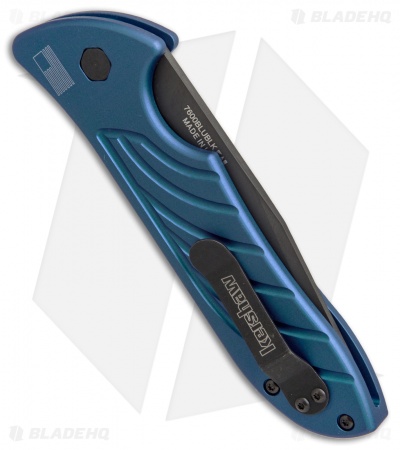 Kershaw Emerson Launch 5 Automatic Knife Blue Aluminum (3.4" Black) 7600BLUBLK