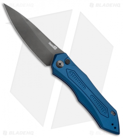 Kershaw Launch 6 Automatic Knife Blue Aluminum (3.75" Black) 7800BLUBLK