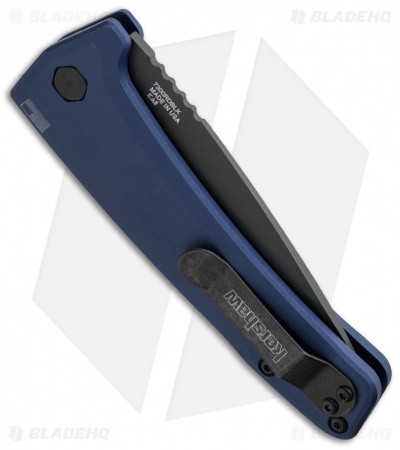 Kershaw Launch 3 Automatic Knife Blue Aluminum (3.4" Black)