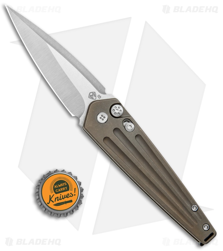 Medford Nosferatu Auto Knife Bronze Ti - Blade HQ