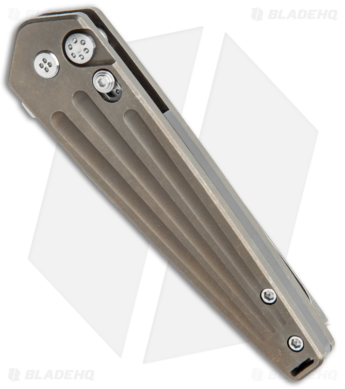 Medford Nosferatu Automatic Knife Bronze Titanium (3.5" Satin)