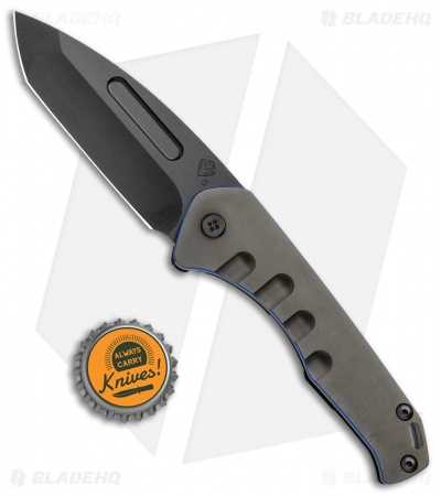 Medford Praetorian Slim Frame Lock Knife PVD/Blue Tanto (3.3" PVD)