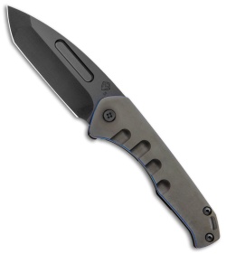 Medford Praetorian Slim Frame Lock Knife PVD/Blue Tanto (3.3" PVD)