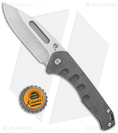 Medford Praetorian Slim Frame Lock Knife Tumbled Drop Point (3.3" Tumbled)