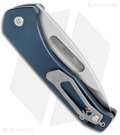 Medford Praetorian Swift Automatic Knife Blue Aluminum DP (3.3" Tumbled S35VN)