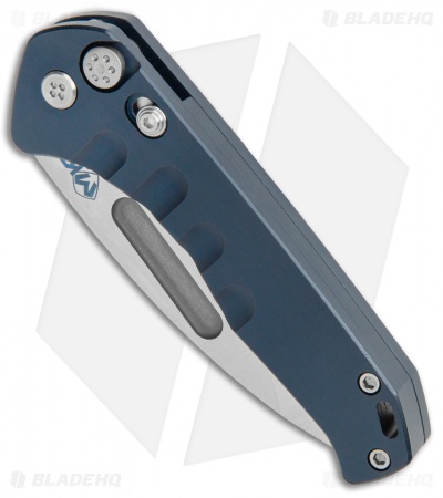 Medford Praetorian Swift Automatic Knife Blue Aluminum DP (3.3" Tumbled S35VN)