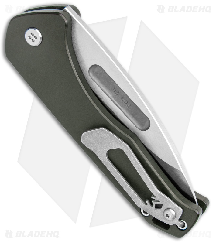Medford + Blade HQ Praetorian Swift Automatic Knife Green (3.3" Tumbled)