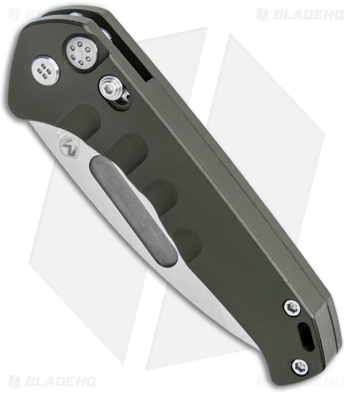 Medford + Blade HQ Praetorian Swift Automatic Knife Green (3.3" Tumbled)